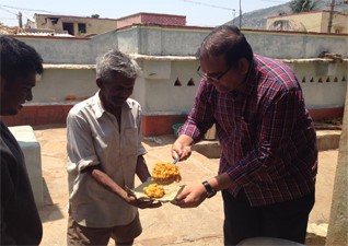 Dr. Anand Govindaluri & Team – Annadaanam @ Channapura Village, Karnataka